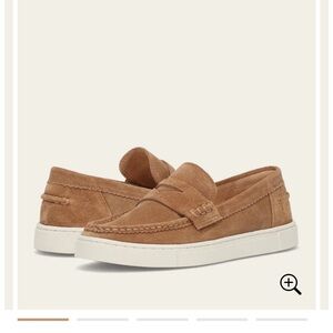 Frye suede ivy loafers